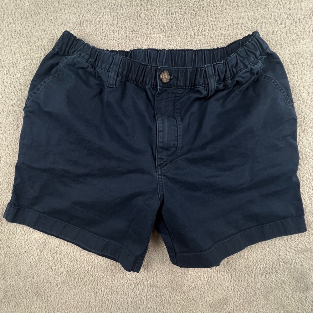 Chubbies‎ Originals Mens Navy Blue Stretch 5.5 Inseam Shorts Size Medium